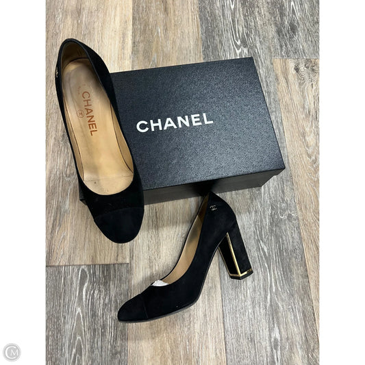 Shoes Luxury Designer By Chanel In Black, Size: 8.5