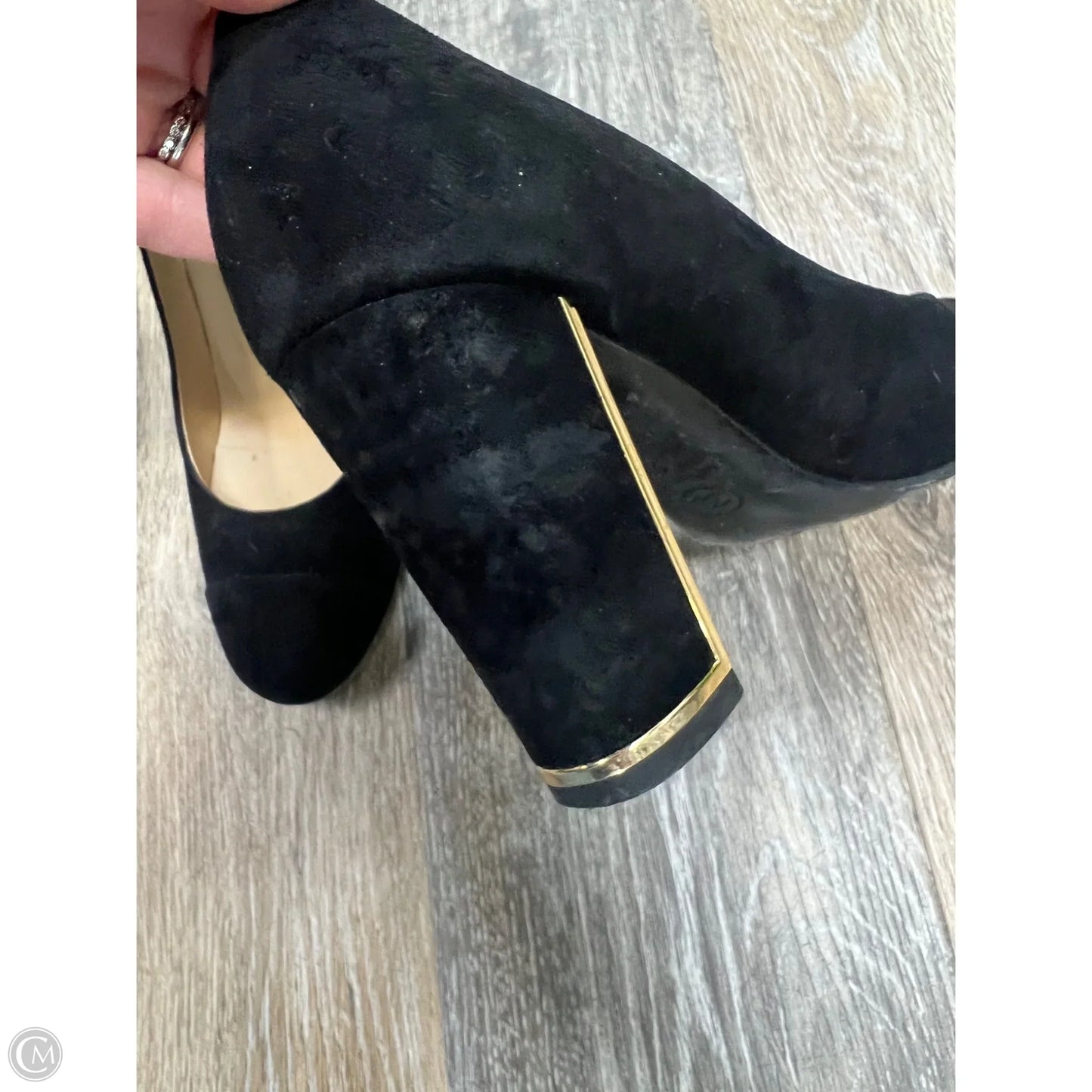 Shoes Luxury Designer By Chanel In Black, Size: 8.5