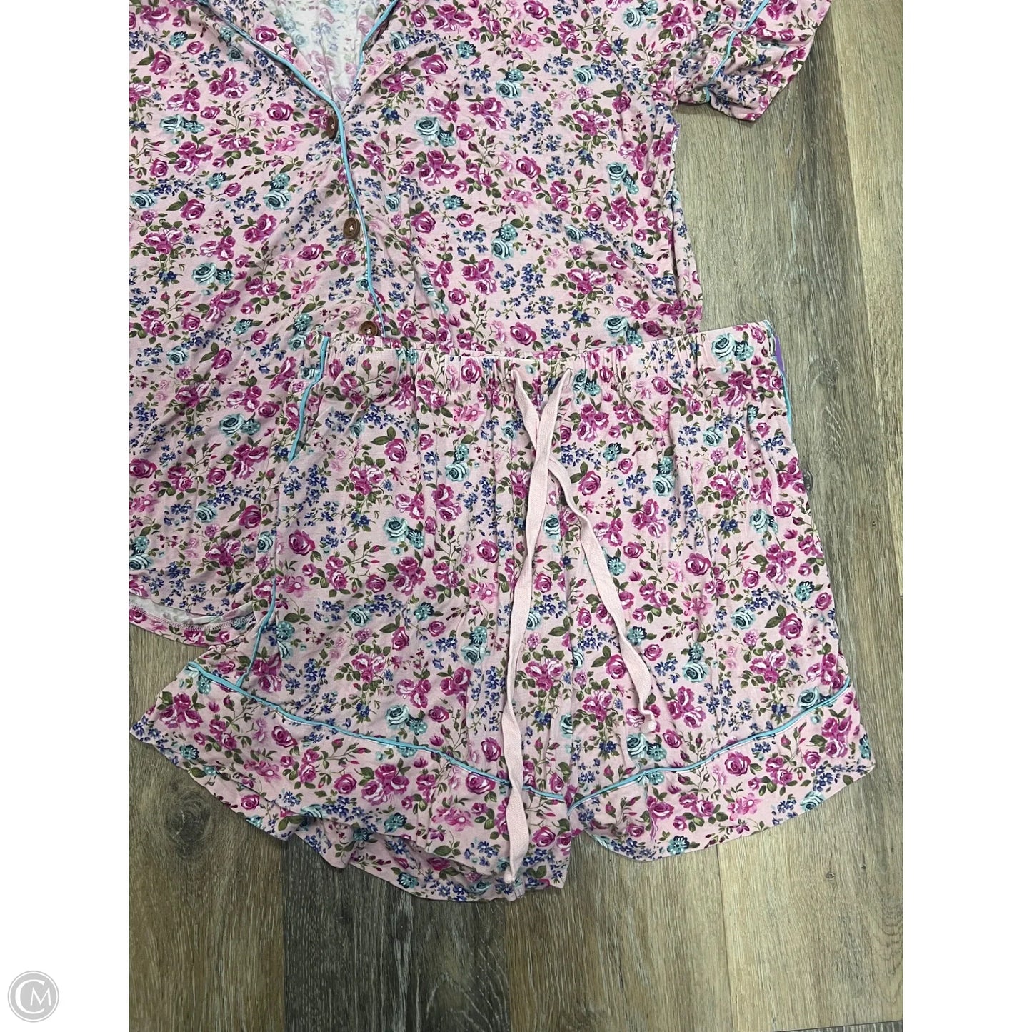 Pajamas 2pc By Posh Peanut In Pink, Size: L