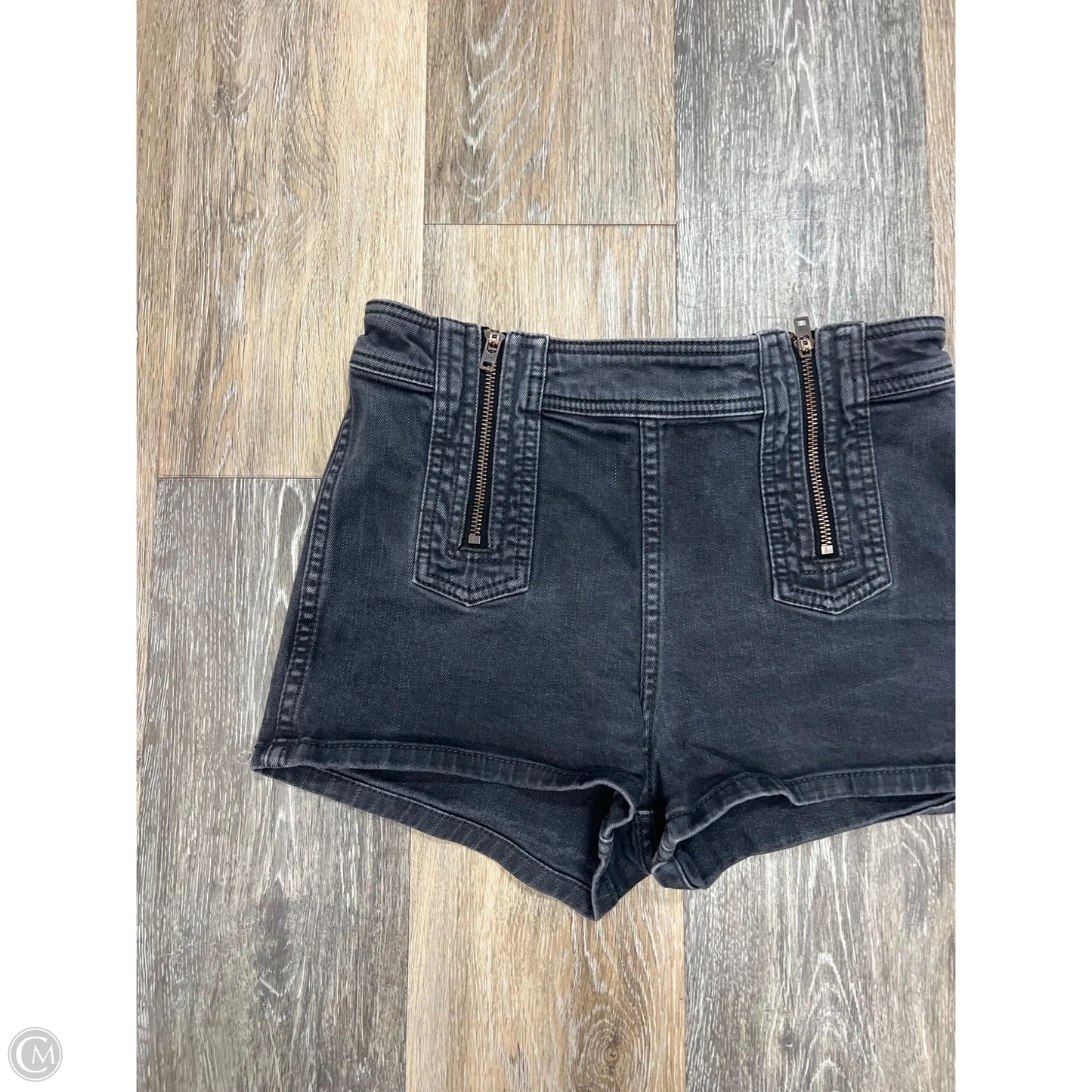 Shorts By Free People In Grey Denim, Size: 2