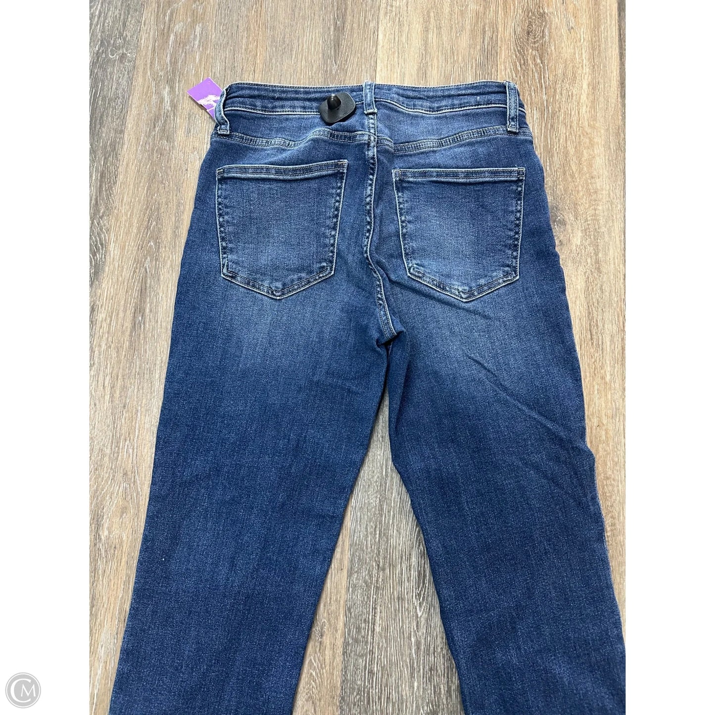 Jeans Straight By Kut In Blue Denim, Size: 4