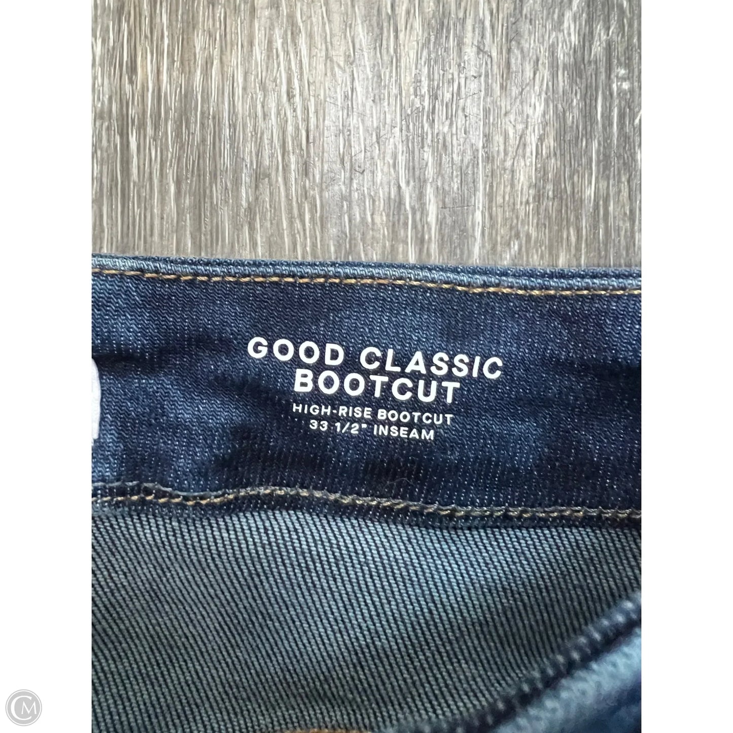 Jeans Boot Cut By Good American In Blue Denim, Size: 4/27