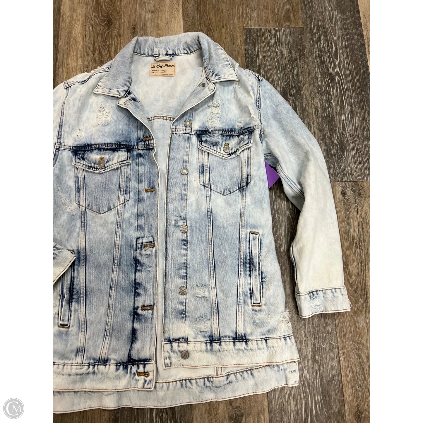 Jacket Denim By We The Free In Blue Denim, Size: Xs