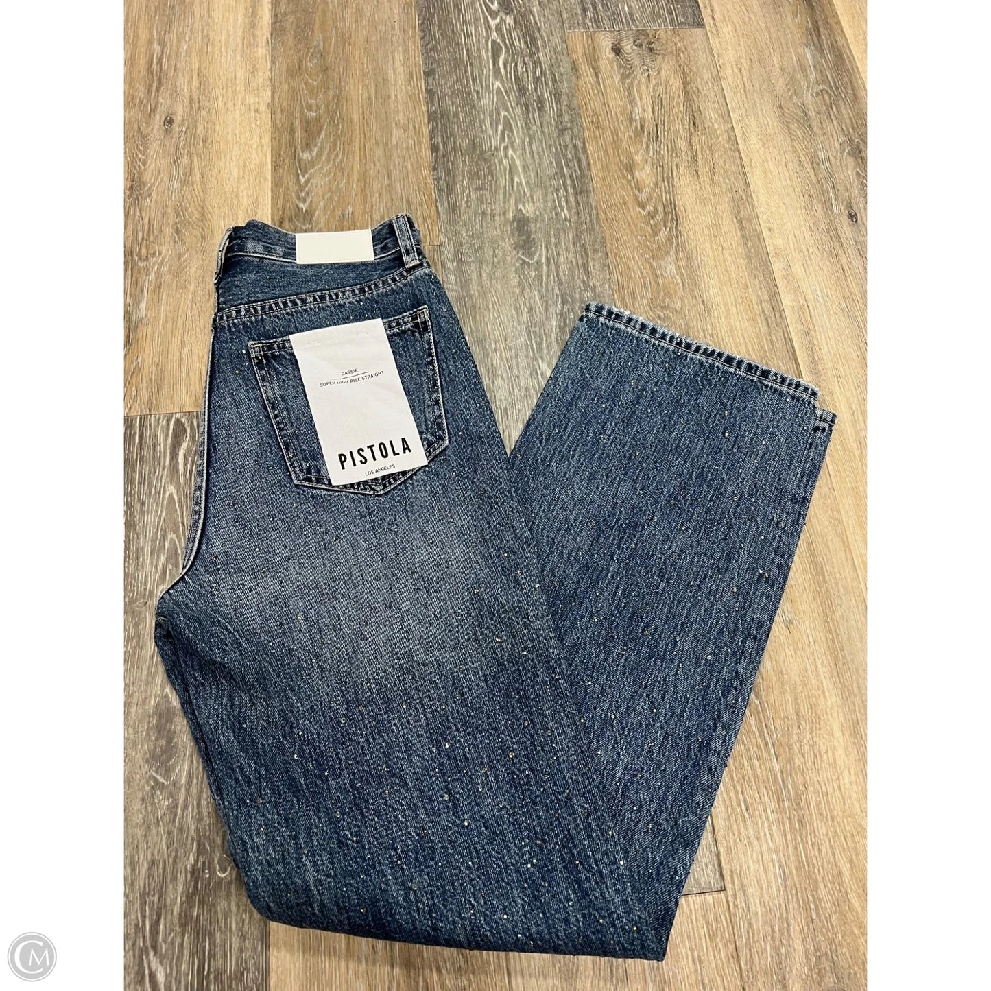 Jeans Straight By Pistola In Blue Denim, Size: 2