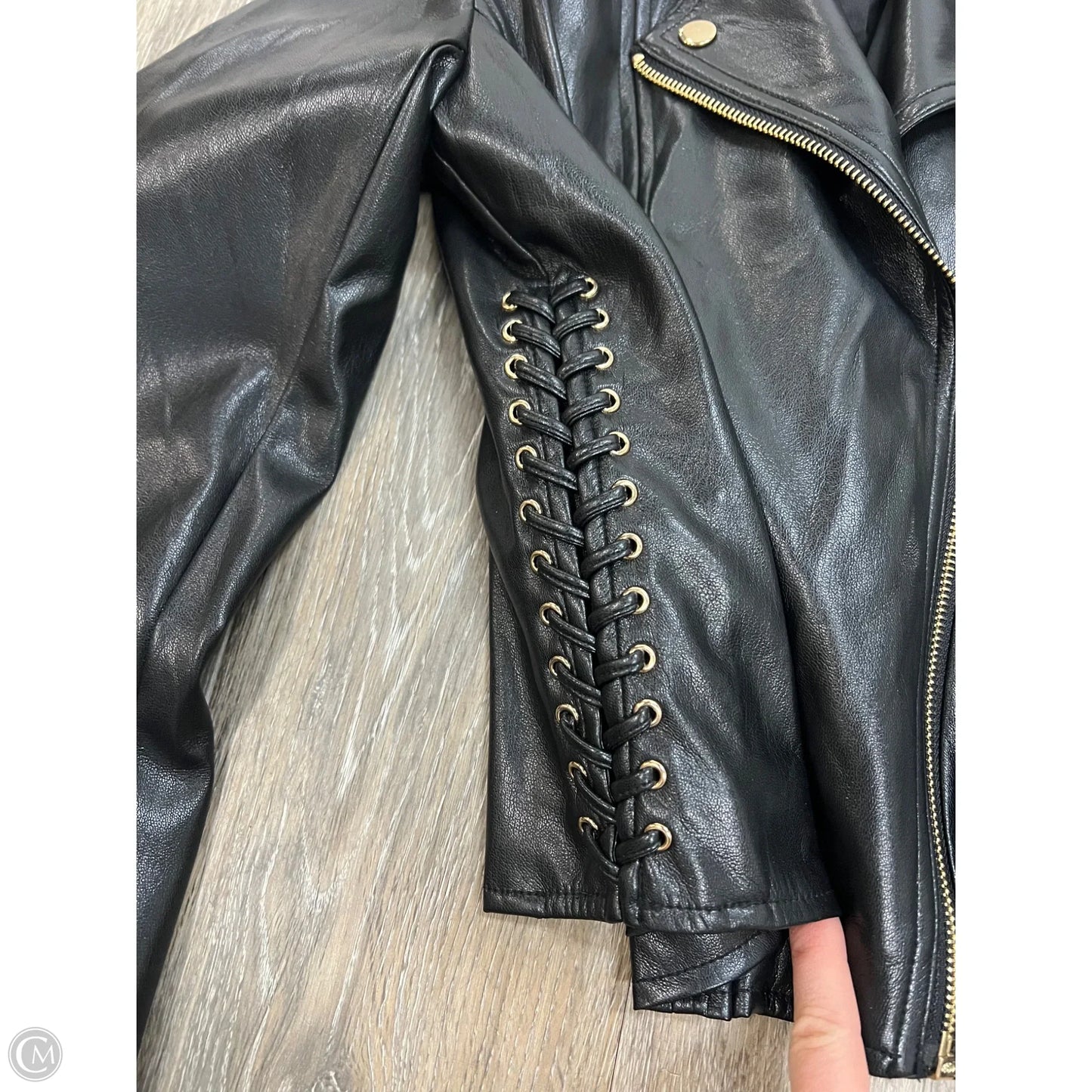 Jacket Moto By Generation Love In Black, Size: S