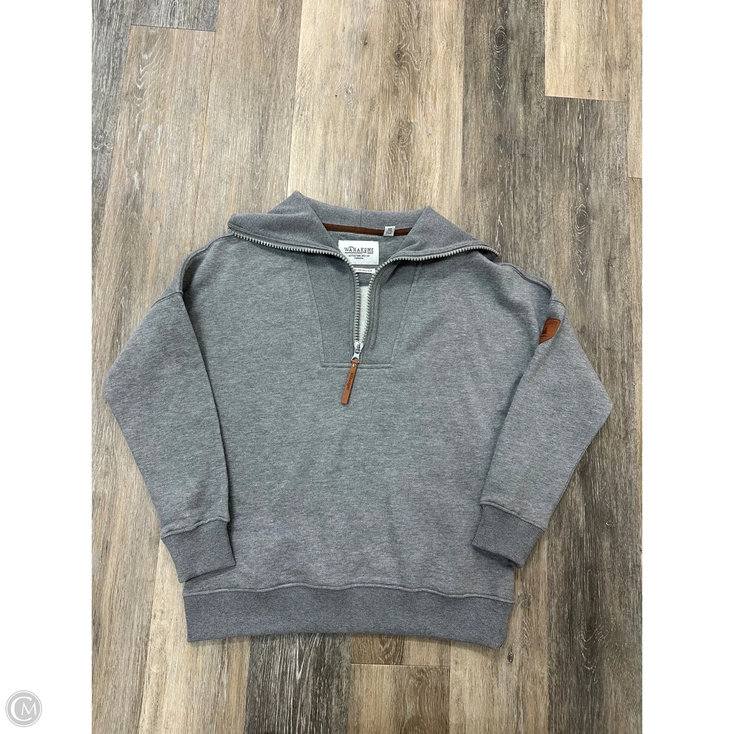 Sweatshirt Crewneck By Wanakome In Grey, Size: S