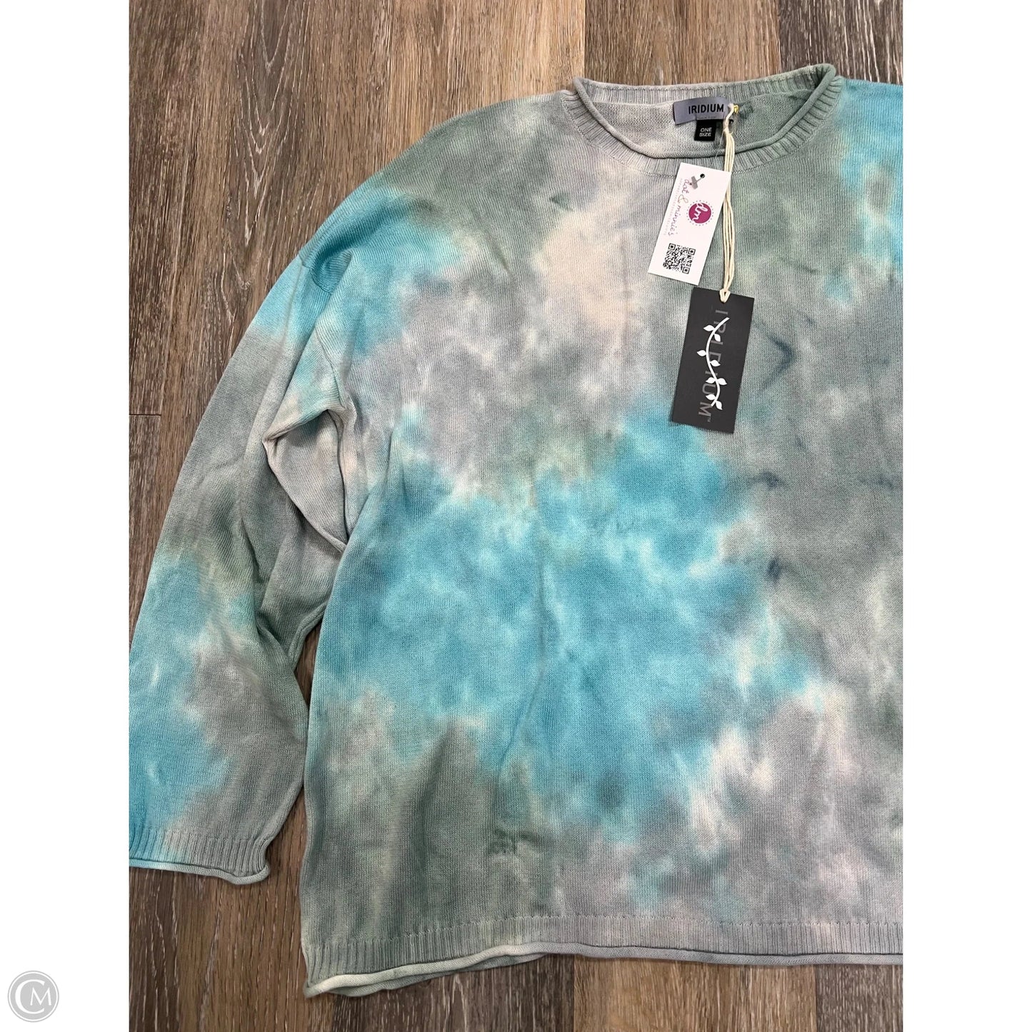 Sweater By Iridium In Blue, Size: Osfm