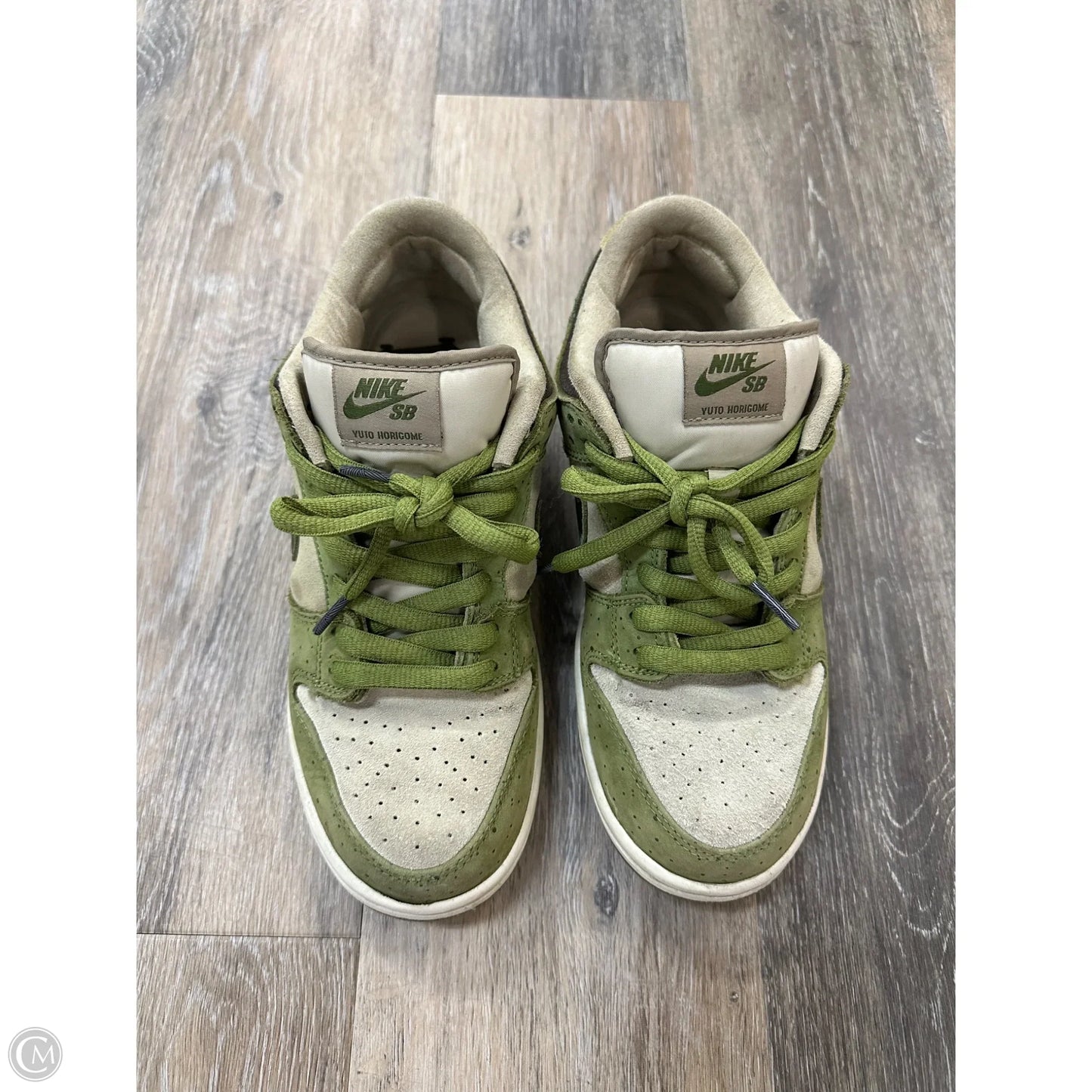 Shoes Sneakers By Nike In Green, Size: 8