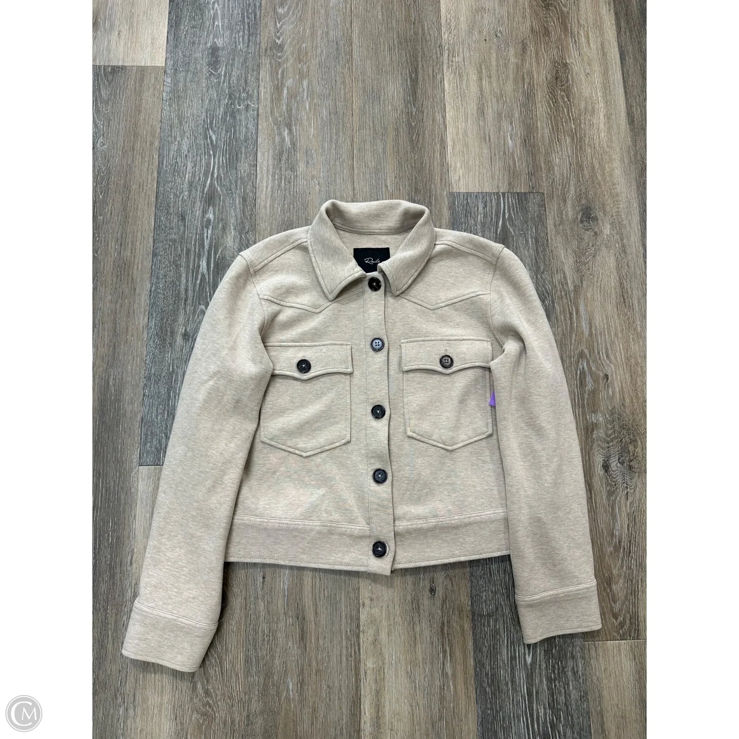 Jacket Shirt By Rails In Tan, Size: S
