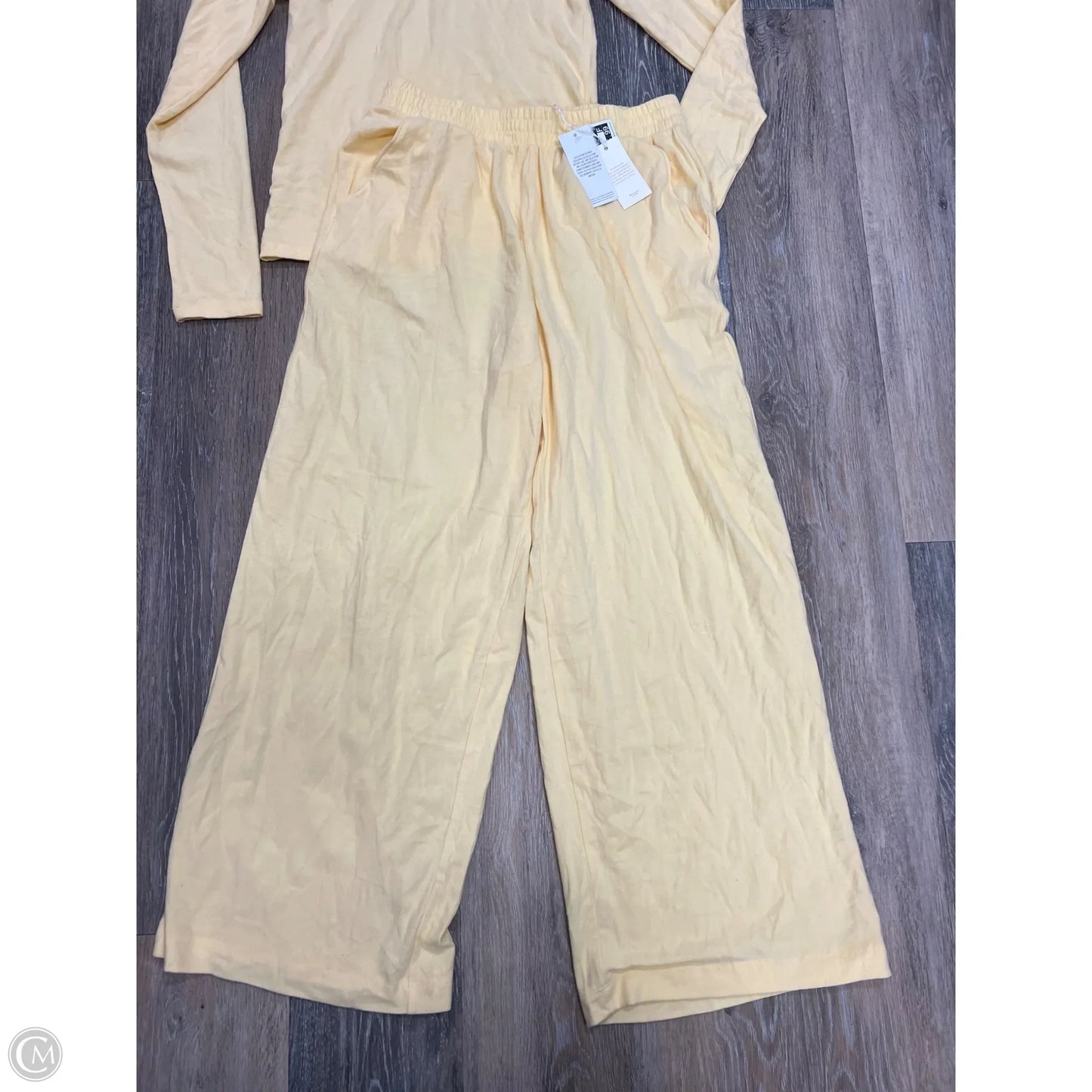 Lounge Set Pants By Abercrombie And Fitch In Yellow, Size: S
