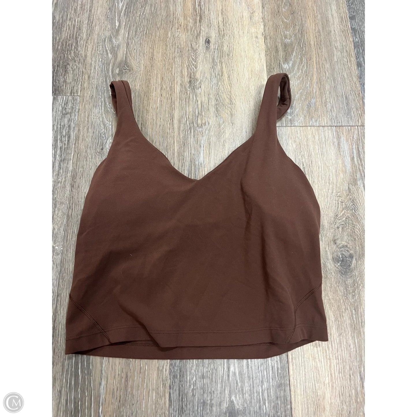 Athletic Tank Top By Lululemon In Brown, Size: 8