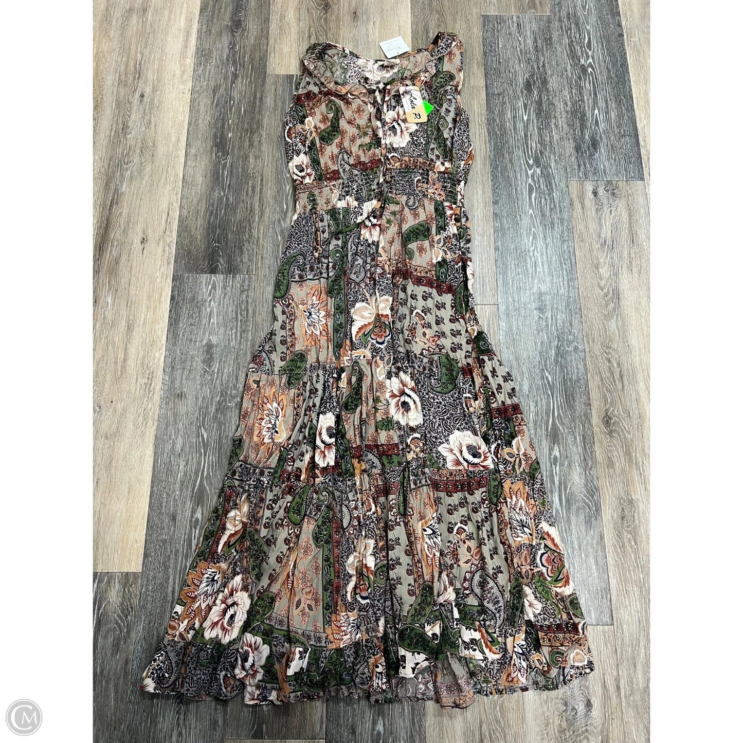 Dress Casual Maxi By Lola P In Brown, Size: M
