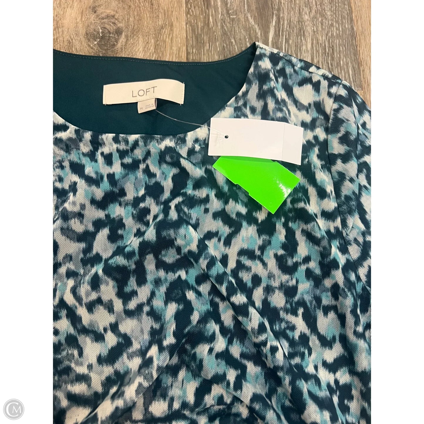 Dress Party Midi By Loft In Blue, Size: M