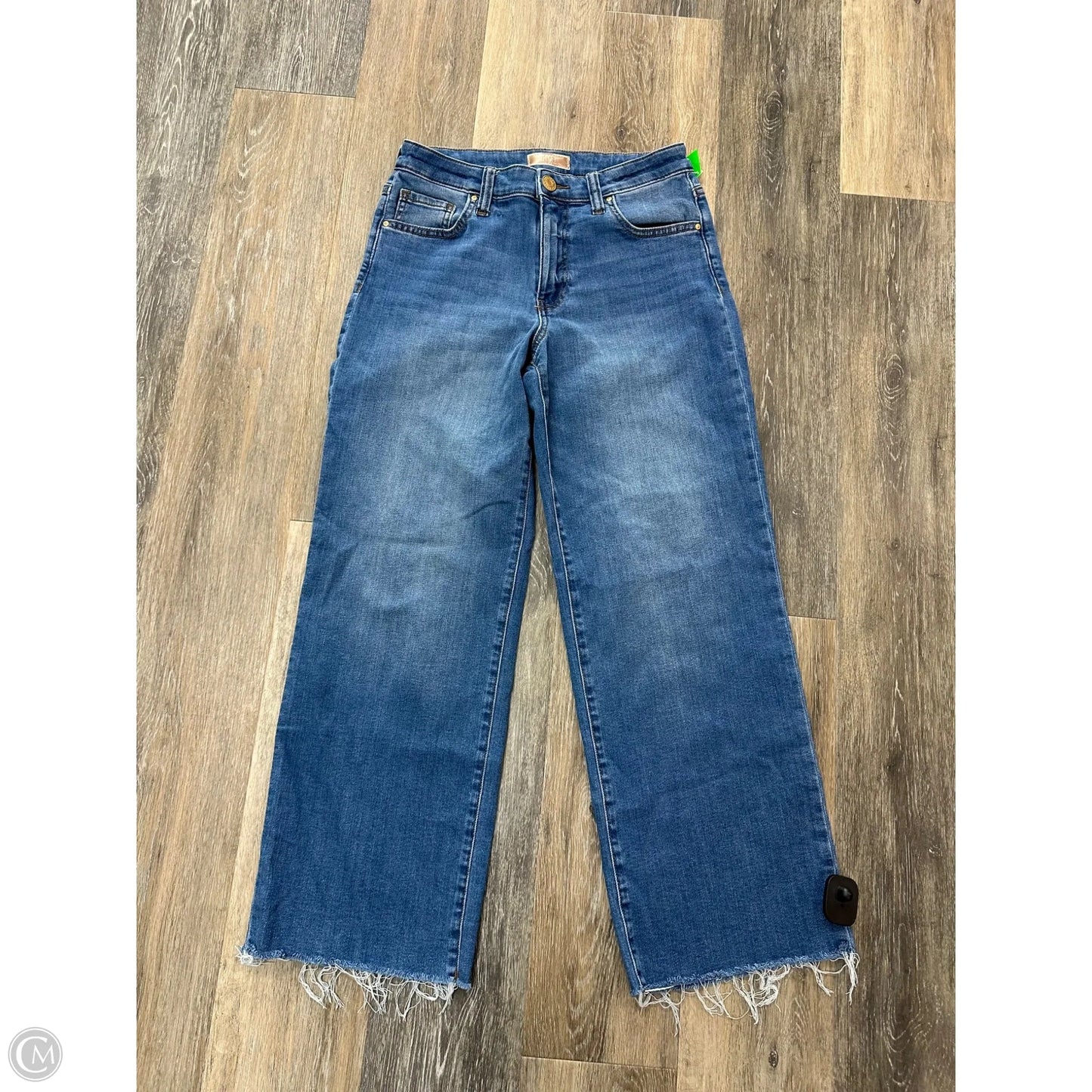 Jeans Wide Leg By Kut In Blue Denim, Size: 0