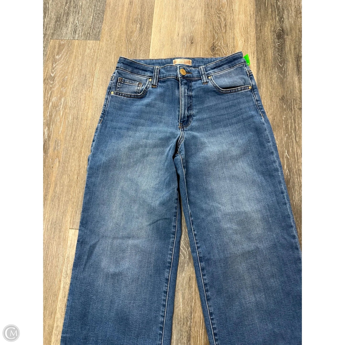 Jeans Wide Leg By Kut In Blue Denim, Size: 0