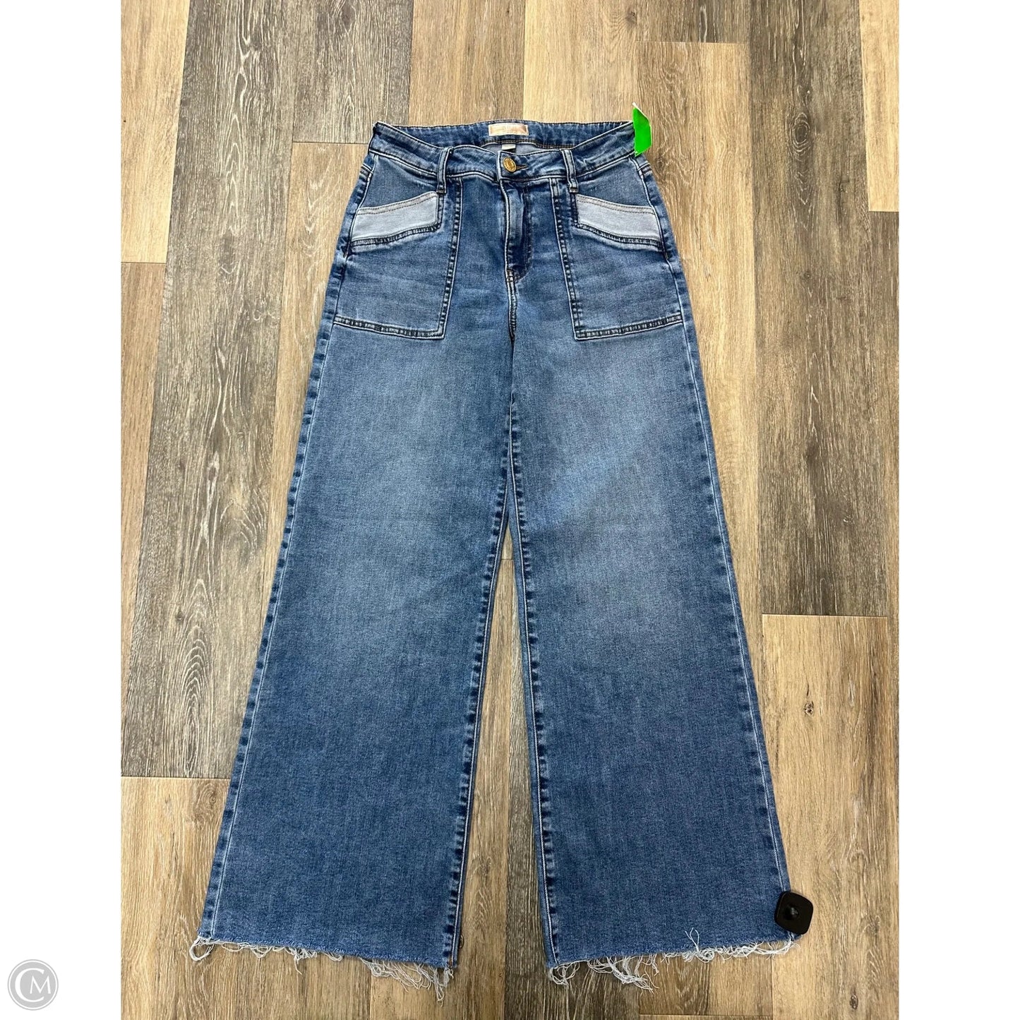 Jeans Wide Leg By Kut In Blue Denim, Size: 2