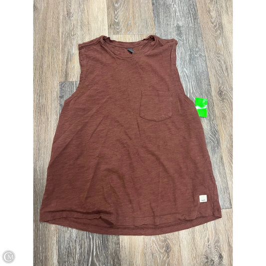 Athletic Tank Top By Vuori In Brown, Size: S