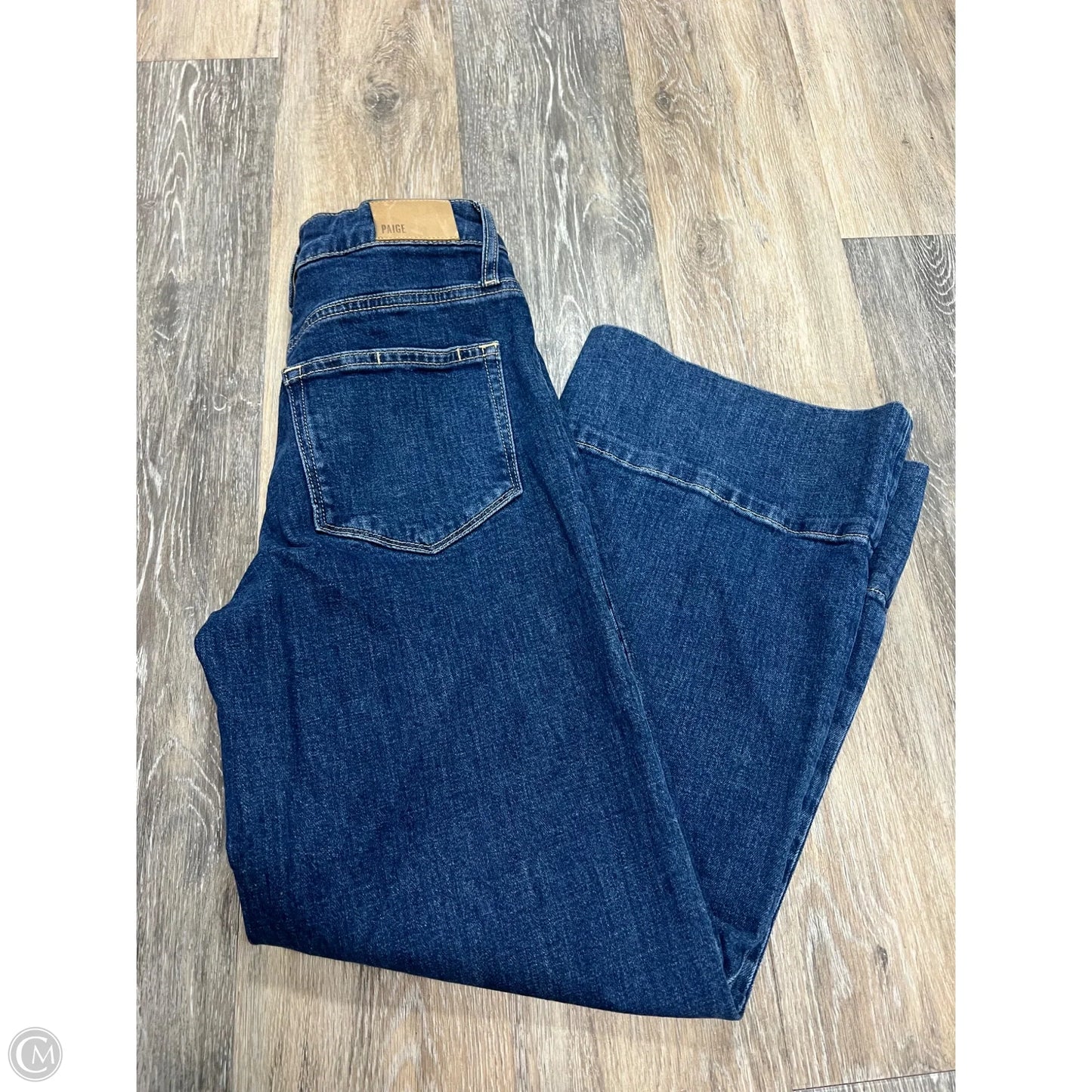 Jeans Wide Leg By Paige In Blue Denim, Size: 2/26