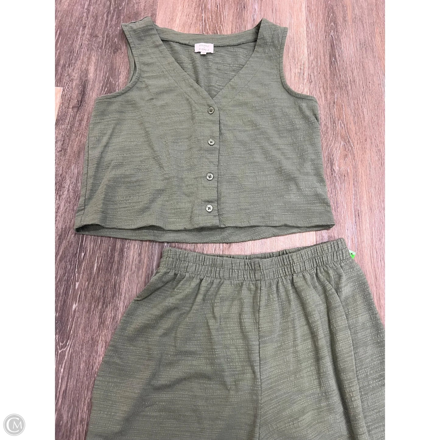 -Pants Set 2pc By Z Supply In Green, Size: Xs