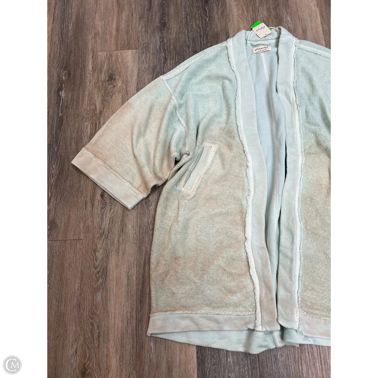 Sweater Cardigan By Free People In Green, Size: M