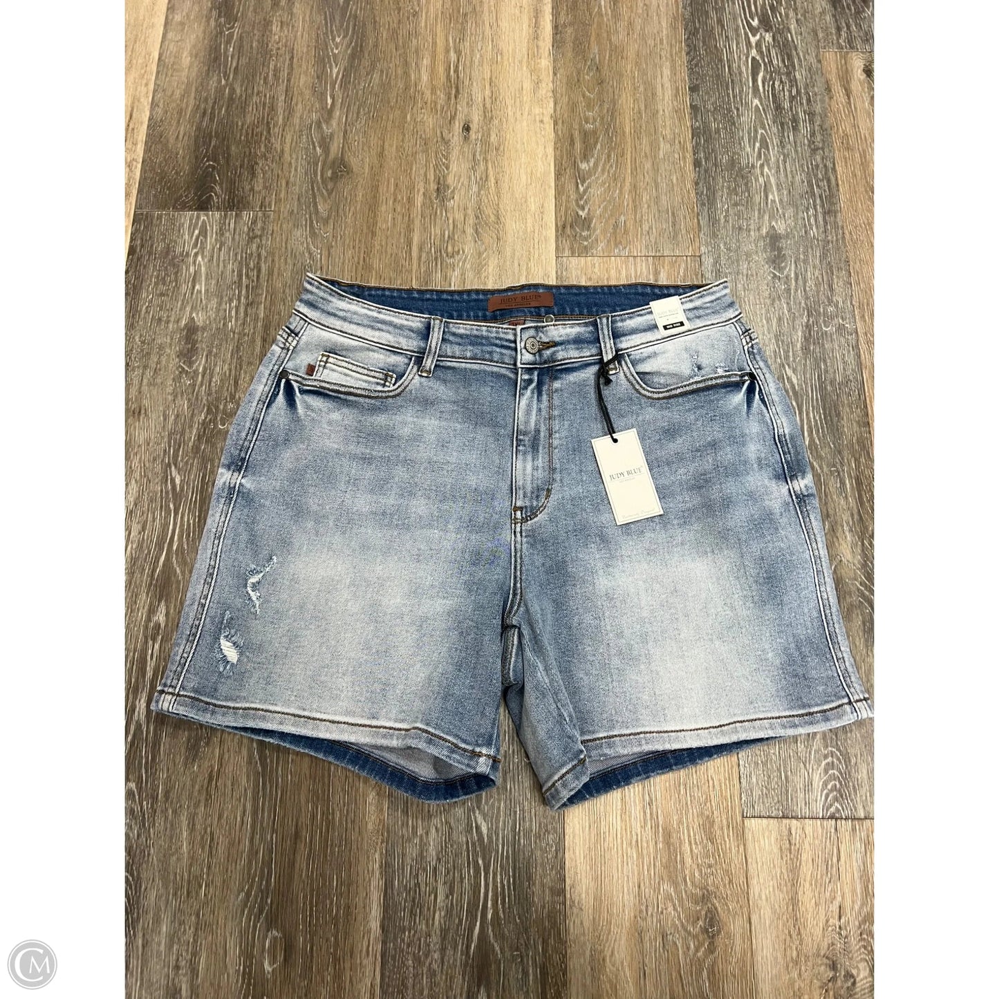 Shorts By Judy Blue In Blue Denim, Size: 1x