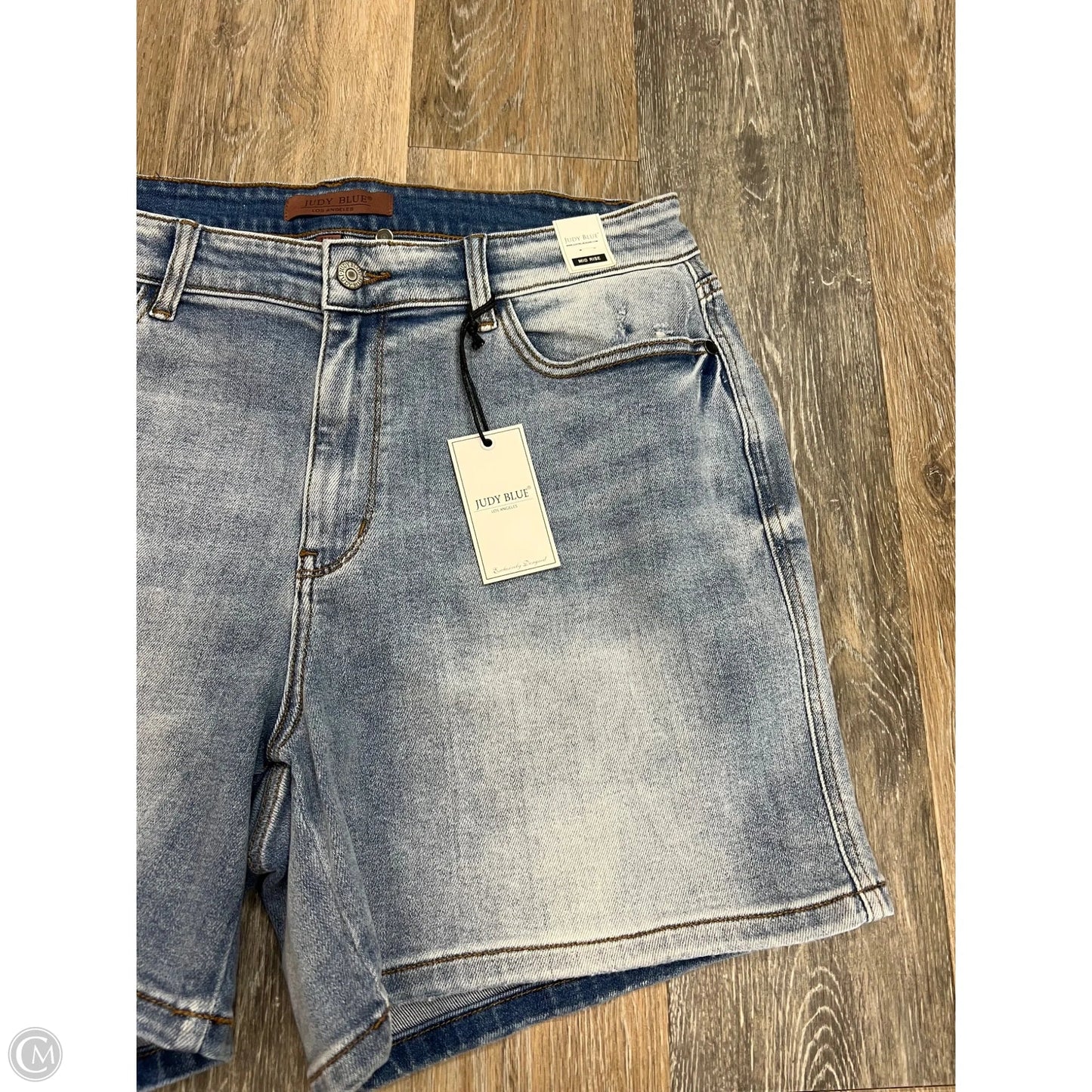 Shorts By Judy Blue In Blue Denim, Size: 1x