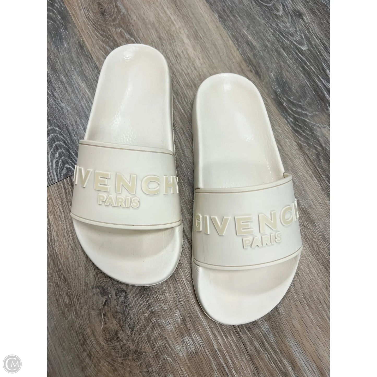 Sandals Luxury Designer By Givenchy In Cream, Size: 6