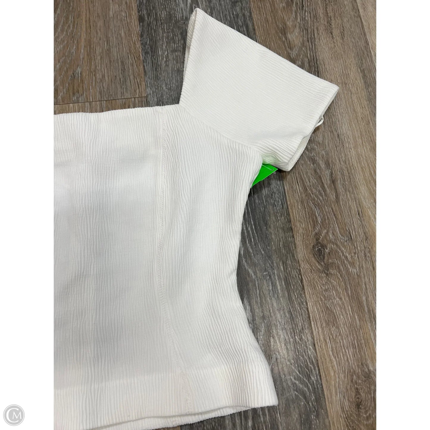 Blouse Short Sleeve By Finders In White, Size: M