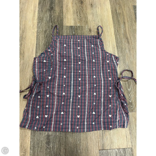 Top Sleeveless By Old Navy x DISNEY In Blue Red & White, Size: M