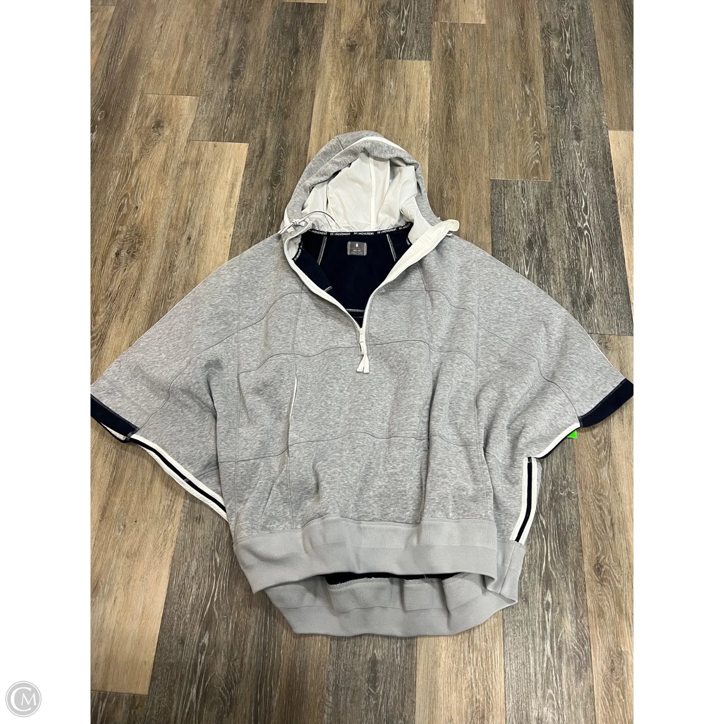 Athletic Sweatshirt Hoodie By Free People In Grey, Size: Xs/S