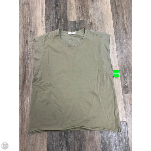 Top Short Sleeve By Rag And Bone In Green, Size: M