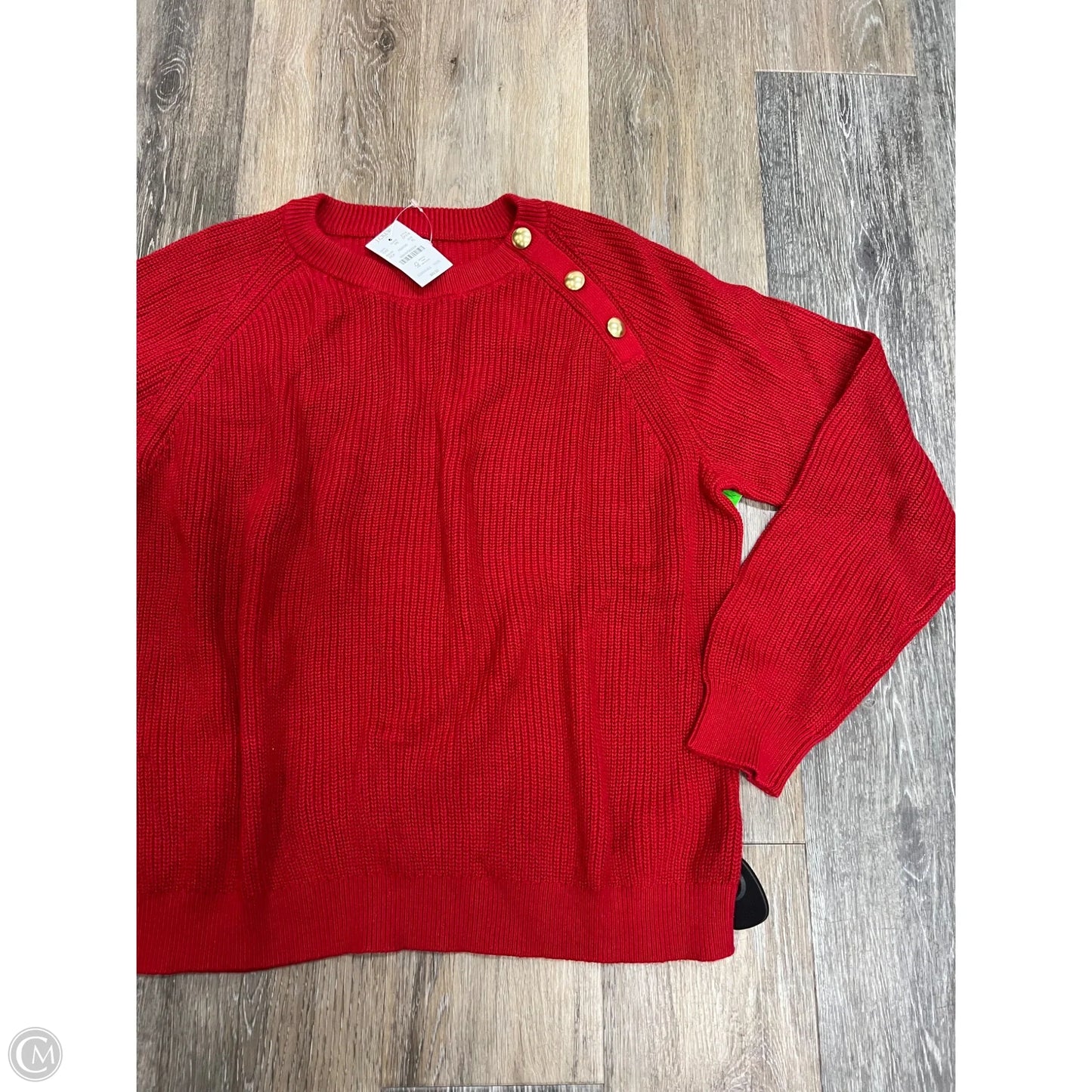 Sweater By J. Crew In Red, Size: Xl