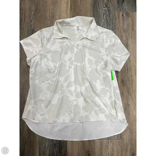 Blouse Short Sleeve By Spanx In Multi-colored, Size: 1x