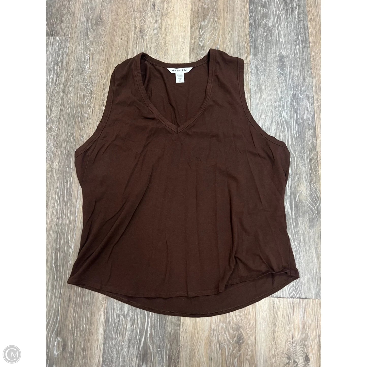 Athletic Tank Top By Athleta In Brown, Size: Xl