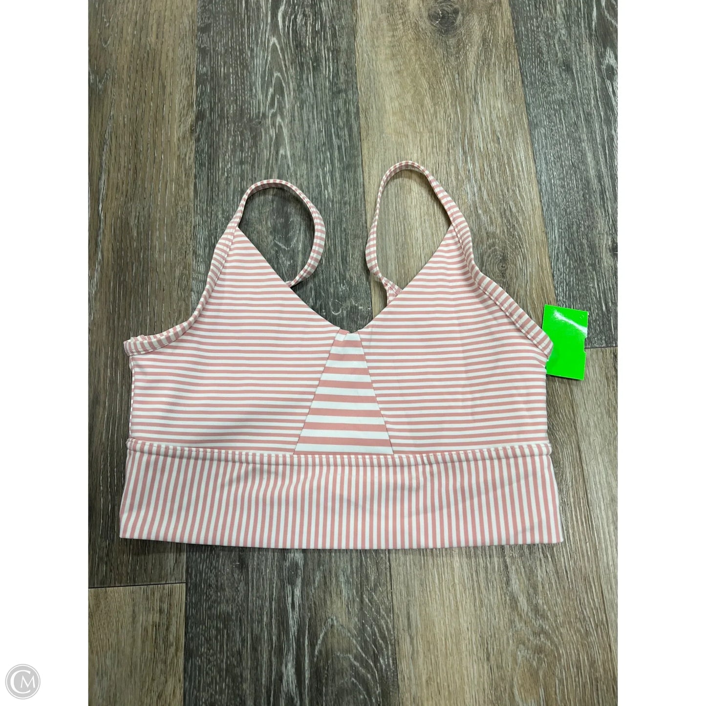 Athletic Bra By DYI In Striped Pattern, Size: S