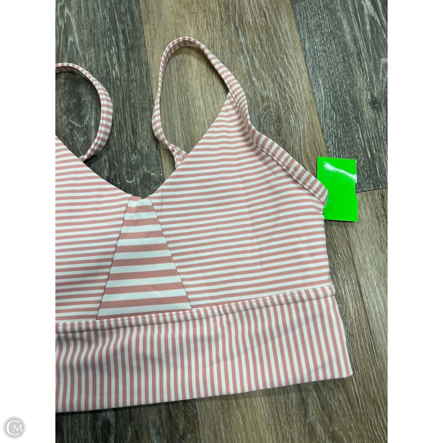Athletic Bra By DYI In Striped Pattern, Size: S