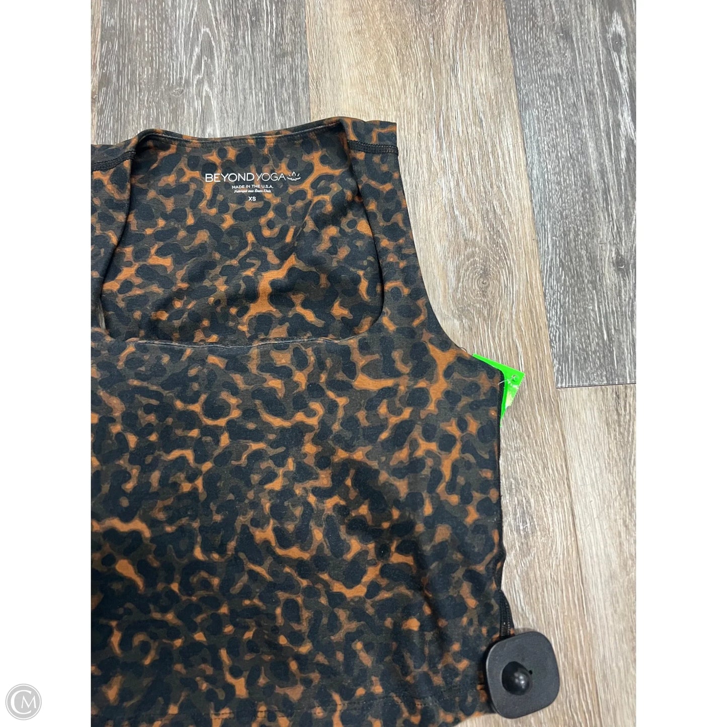Athletic Tank Top By Beyond Yoga In Animal Print, Size: Xs