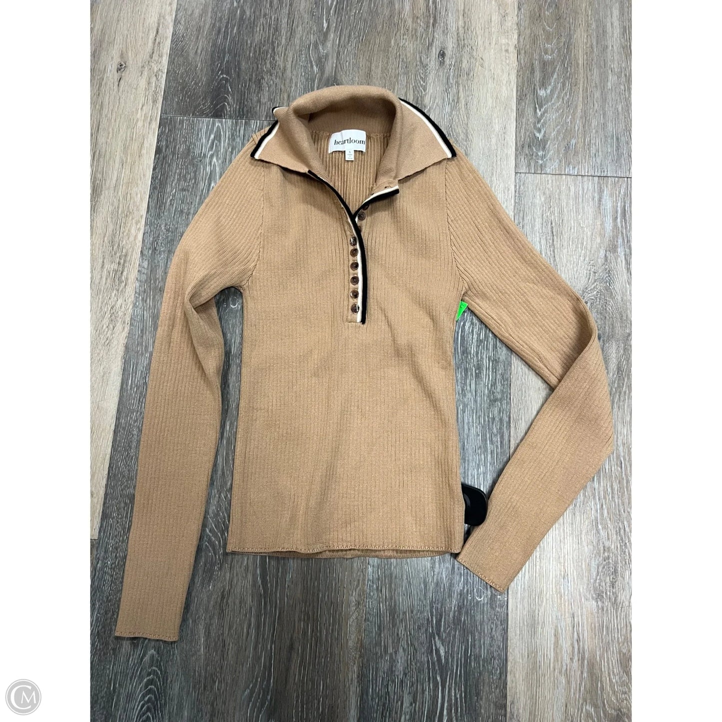 Sweater By Heartloom In Tan, Size: S