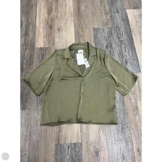 Blouse Short Sleeve By Wilfred In Green, Size: S