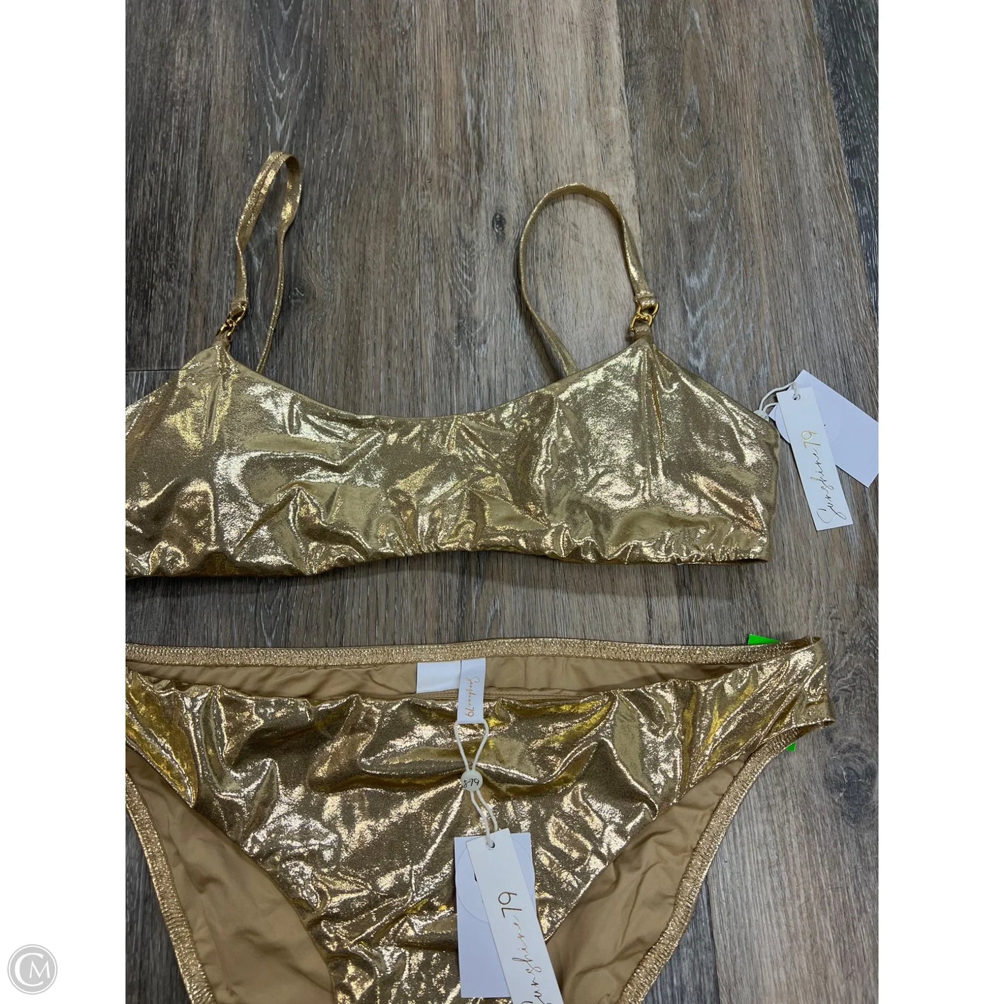Swimsuit 2pc By Sunshine 79 In Gold, Size: 14