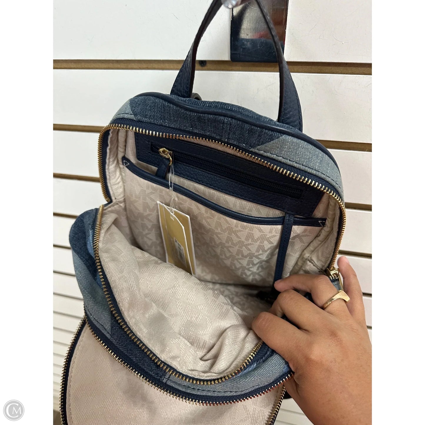 Backpack Designer By Michael Kors, Size: Medium