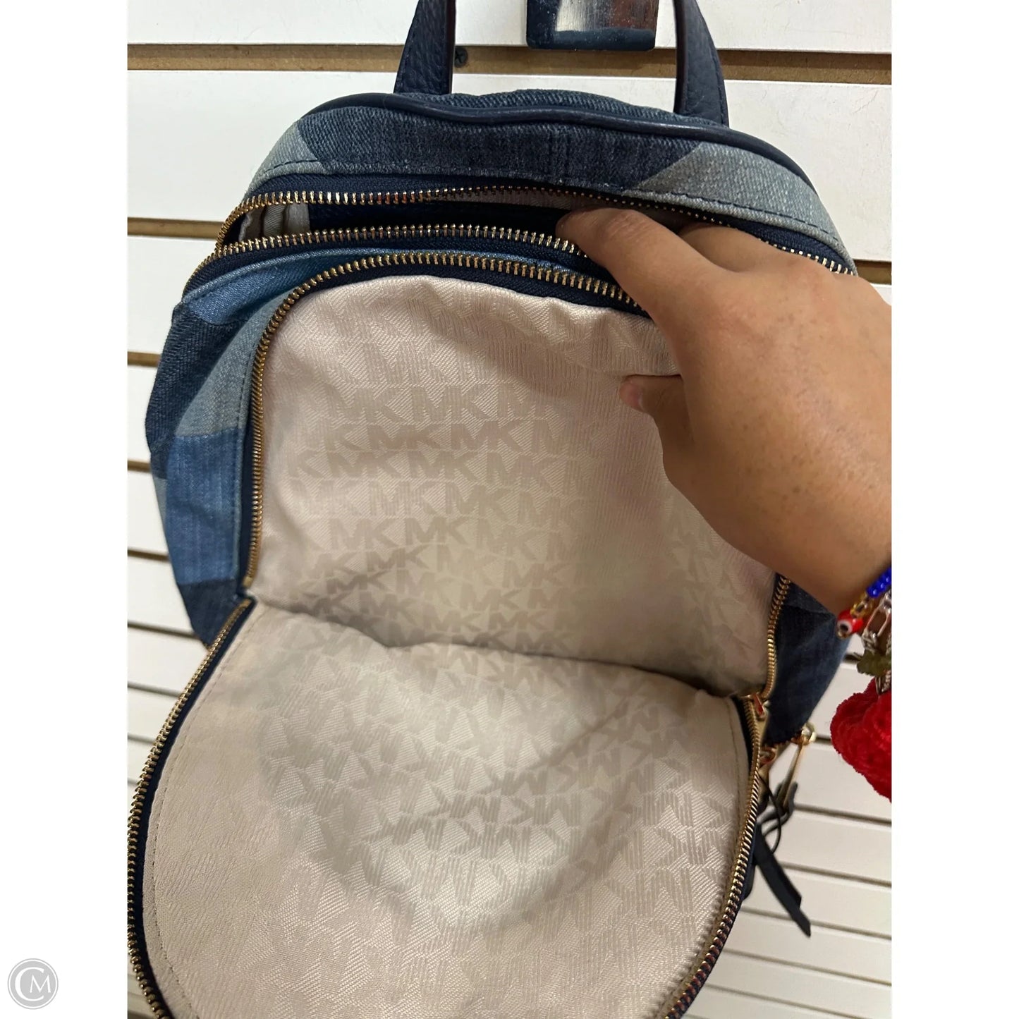 Backpack Designer By Michael Kors, Size: Medium