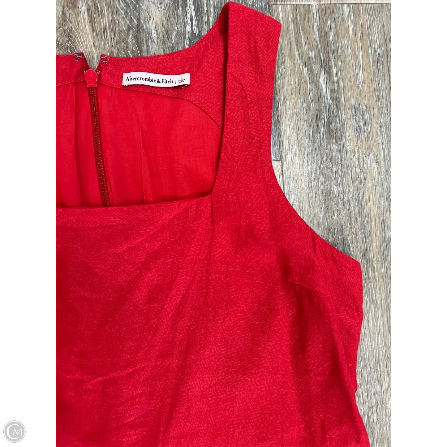 Dress Casual Maxi By Abercrombie And Fitch In Red, Size: L