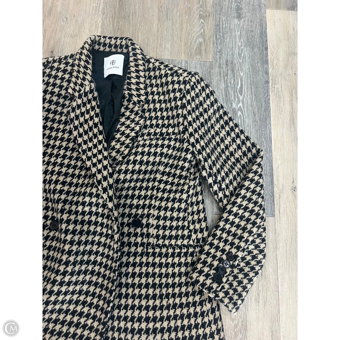 Blazer By Anine Bing In Black & Tan, Size: Xs