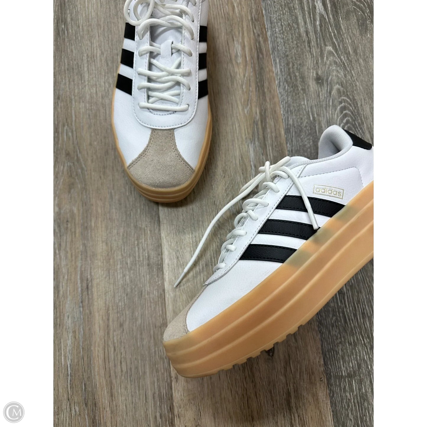 Shoes Sneakers Platform By Adidas In Black & White, Size: 8.5