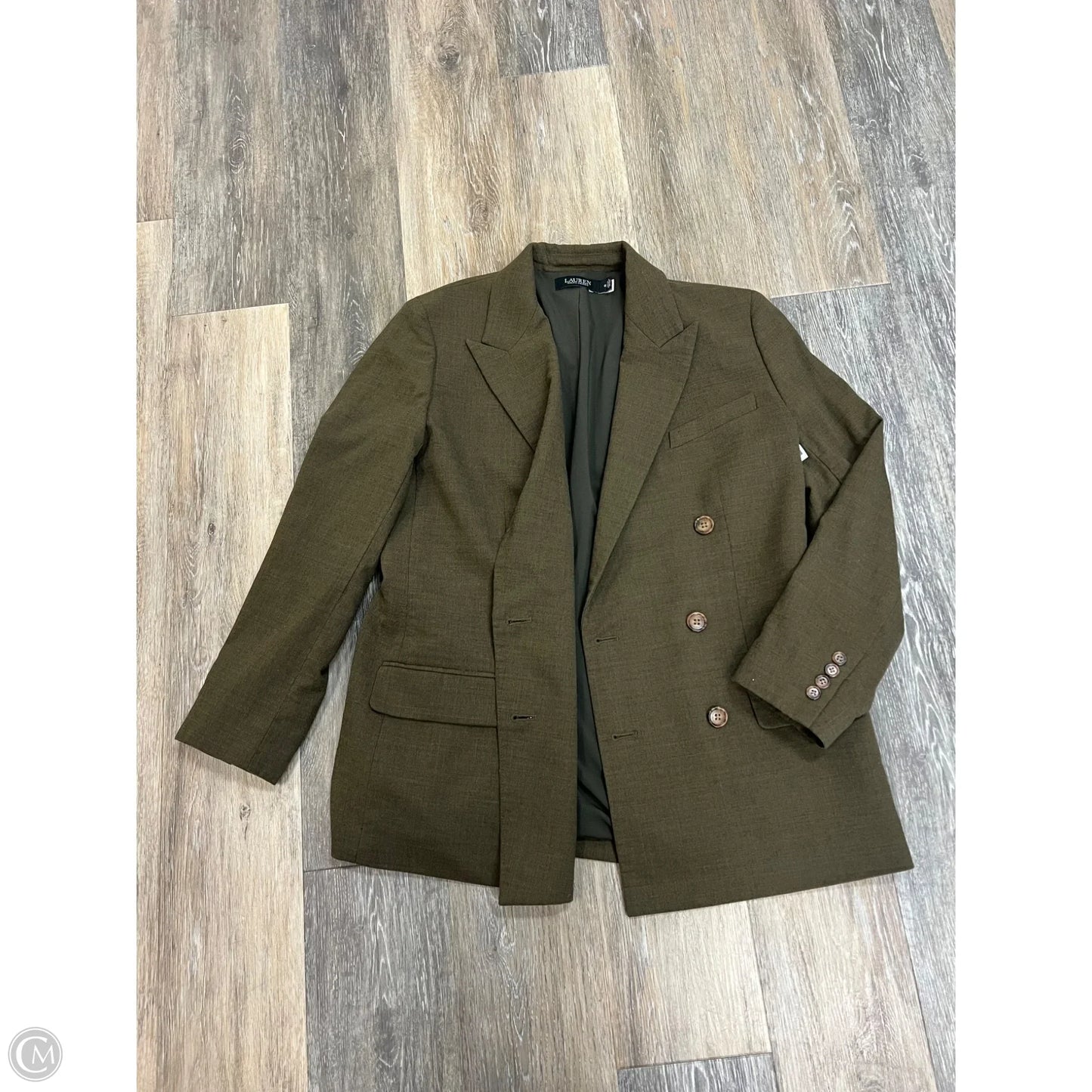 Blazer By Lauren By Ralph Lauren In Green, Size: 12