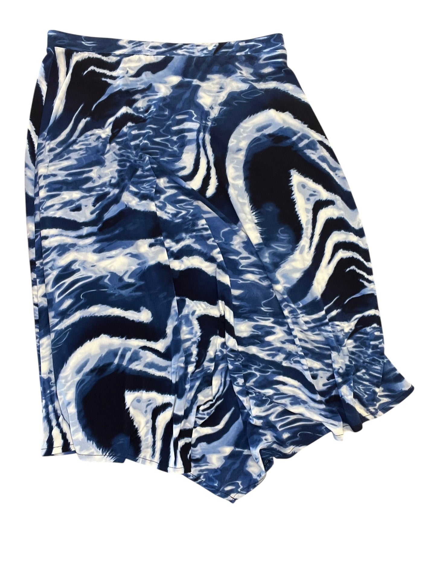 Skirt Midi By Chicos In Blue, Size:M