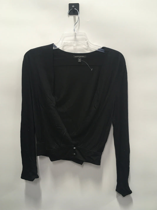 Black Top Long Sleeve Banana Republic, Size Xs