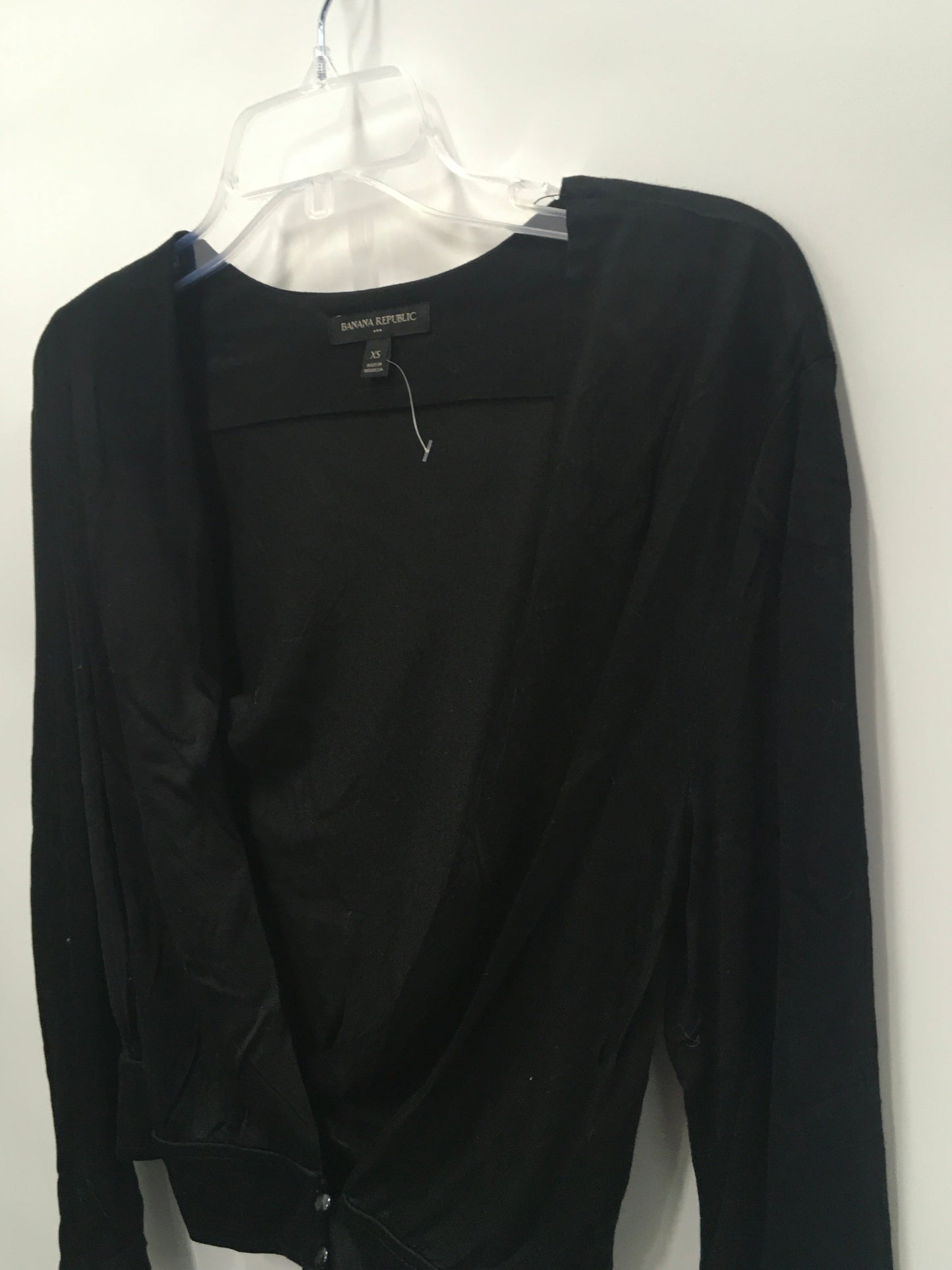 Black Top Long Sleeve Banana Republic, Size Xs