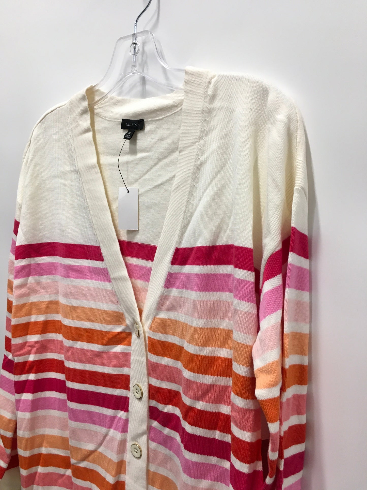 Striped Cardigan Talbots, Size M